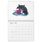 ヤーンの球および子ネコのカレンダー カレンダー (2月 2027)