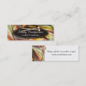 ヤーンの編み物針のかぎ針編みのカラフルヤーン スキニー名刺 (正面/裏面)