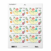 ヤーンオーナメント編み物クロチェットクリスマスステッカー ラベル (フルシート)