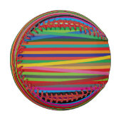 ヤーンカラフル野球ボール 野球ボール (正面左)