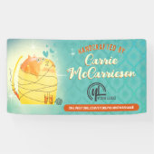 ヤーンキャットクロシェ編み物ホームズプンクラフトショー 横断幕 (横)