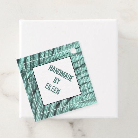 ヤーンクラフトタグクロシェ編み手作り フェイバータグ (インサイチュ)