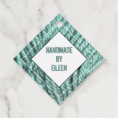 ヤーンクラフトタグクロシェ編み手作り フェイバータグ (正面)