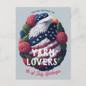 ヤーンクラフト7月愛国独立記念日 ポストカード (正面)