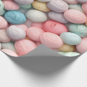 ヤーンクロチェットギフトラップ編み物ラッピング紙 ラッピングペーパー (角)