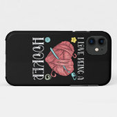 ヤーンクロッチング編み物デイ Case-Mate iPhoneケース (裏面(横))