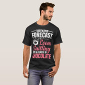 ヤーンコレクター ファイバー アーティスト チョコレート ルーム ニッティング Tシャツ (正面フル)
