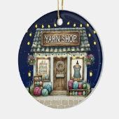 ヤーンショップセラミックオーナメント セラミックオーナメント (左)