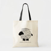 ヤーンシープ編み物プロジェクトトートバッグ トートバッグ (正面)