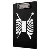 ヤーンスケインニット&クロシェ工芸品{Dark} クリップボード (左)