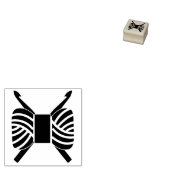 ヤーンスケイン工芸品+かぎ針金フック ラバースタンプ (押印)