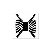 ヤーンスケイン工芸品+かぎ針金フック ラバースタンプ (インプリント)