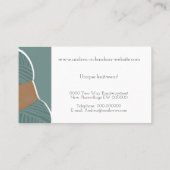 ヤーンセージ羊毛編み物手作り 名刺 (裏面)