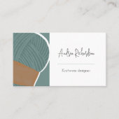 ヤーンセージ羊毛編み物手作り 名刺 (正面)