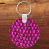ヤーンセールピンクニットフォトラブ編み物 キーホルダー (裏面)