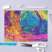 ヤーンタングルズクロシェティング&編み物クラフトテーマ 薄葉紙 (クラフト)