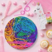 ヤーンタングルズクロチェットと編み物写真 ペーパープレート (パーティー)