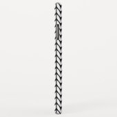 ヤーンデザインシェブロンニットスタイルオンブラック Case-Mate iPhoneケース (裏面/右)