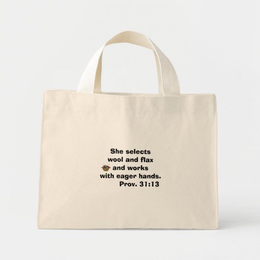 ヤーントートバッグ ミニトートバッグ (正面)