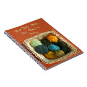 ヤーンノートブックのバスケット ノートブック (右側)