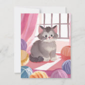 ヤーンボールキット | キャットウォーター絵を描カラーズカード (正面)