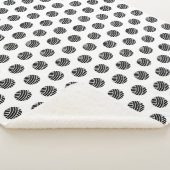 ヤーンボールプリント工芸品 シェルパブランケット (3/4)