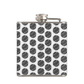 ヤーンボールプリント工芸品 フラスク (裏面)