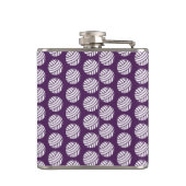 ヤーンボールプリント工芸品|Dark} フラスク (裏面)