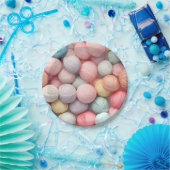 ヤーンボール紙プレートクラフトパーティーティーパーティー ペーパープレート (パーティー)