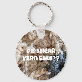 ヤーンラブニットクロチェットブルーベージュおもしろい キーホルダー