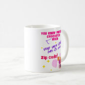 ヤーンワンダーランドマグ – フッカーの喜び コーヒーマグカップ (正面右)