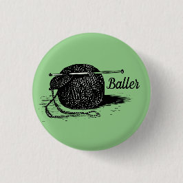 ヤーン付きバレエ 缶バッジ