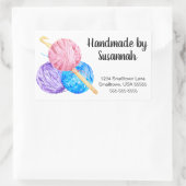 ヤーン及びクロチェットフック事業 長方形シール (バッグ)