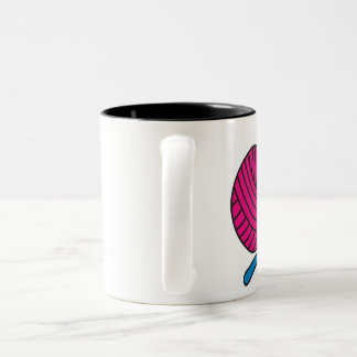 ヤーン愛-かぎ針編みのマグ ツートーンマグカップ