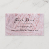 ヤーン編み物クロチェットハンドメイドクラフトあみ組みアート 名刺 (裏面)