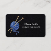 ヤーン編み物プレミアム 名刺 (正面)