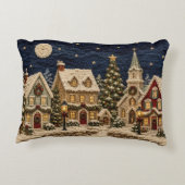 ヤーン・クリスマス・ビレッジ 16x12 アクセントピロー (裏面)