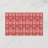 ヤーン/クロシェ/編み物名刺 名刺 (裏面)