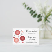 ヤーン/クロシェ/編み物名刺 名刺 (スタンド正面)