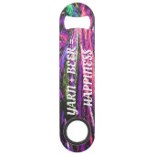 ヤーン+ビール=ハピネスビールボトルオープナー スピード栓抜き (正面)