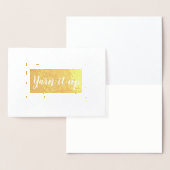 ヤーンit up ・クラフツ 箔カード (ディスプレー)