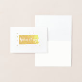 ヤーンit up ・クラフツ 箔カード (ディスプレー)