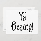 ヤ美しいスコテおもしろいィッシュことわざ ポストカード (正面/裏面)