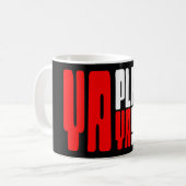 ヤ遊ヤ・ヤセフ コーヒーマグカップ (正面左)