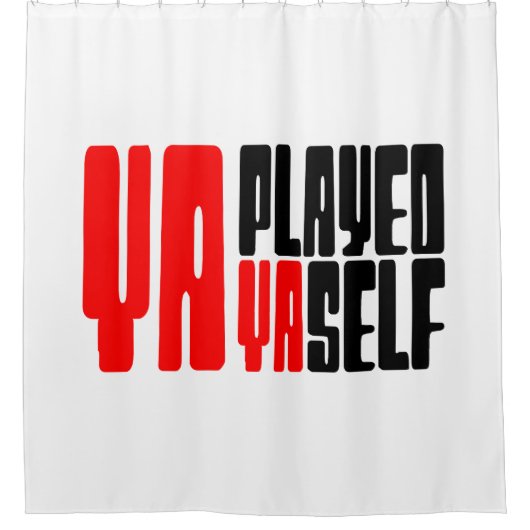 ヤ遊ヤ・ヤセフ シャワーカーテン (正面)