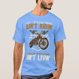 ユアもしインリジンバイクバイクもしくは自転車に乗る人 Tシャツ