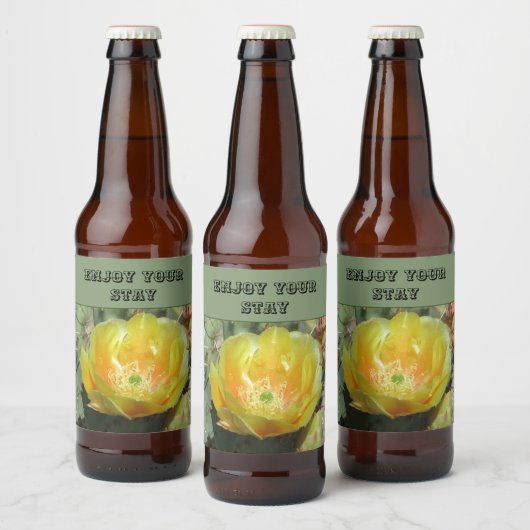 ユアステイ楽しむサクタスフラワーサウスウエストホームゲスト ビールラベル (ボトル)