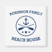 ユアビーチハウスファミリーネームいかりオールスターズ マグネット (正面)