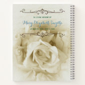 ユアフォトメモリアルサービスバラパールズゲストブック ノートブック (裏面)