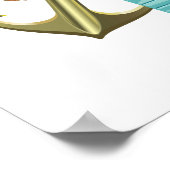 ユア航海のビーチハウスサイン ポスター (角)